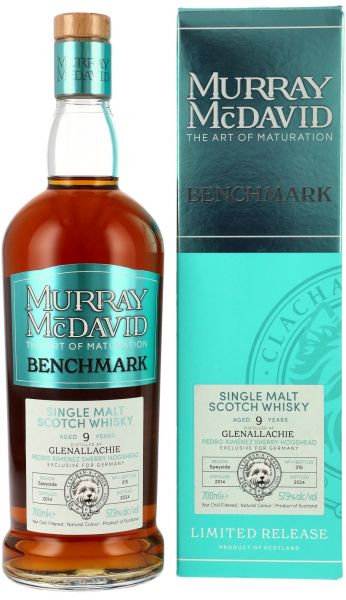 GlenAllachie 2014/2024 PX Sherry Hogshead Murray McDavid Benchmark 57,9% vol.