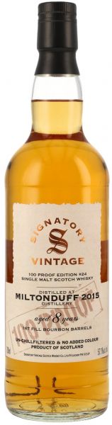 Miltonduff 2015/2024 Signatory Vintage 100 Proof #24 57,1% vol.