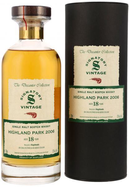 Highland Park 18 Jahre 2006/2024 Signatory Vintage The Decanter Collection 52% vol