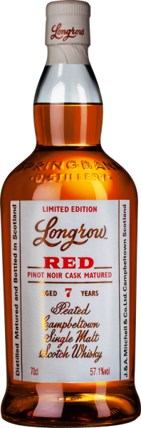 Longrow RED 7 Jahre 2024 Pinot Noir Casks 57,1% vol.