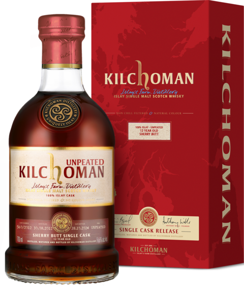 Kilchoman unpeated 2012/2024 100% Oloroso Sherry Butt #560 54,6% vol.