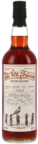 Auchroisk 13 Jahre 2011/2024 1st Fill Oloroso Sherry The Old Friends 55,1% vol.