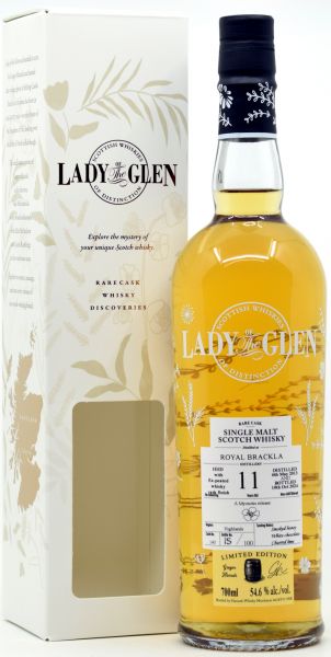 Royal Brackla 11 Jahre 2013/2024 Peated Cask Lady of the Glen 54,6% vol.