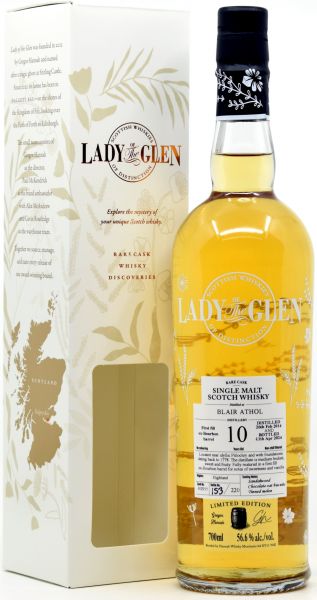 Blair Athol 10 Jahre 2014/2024 1st Fill Bourbon Lady of the Glen 56,6% vol.