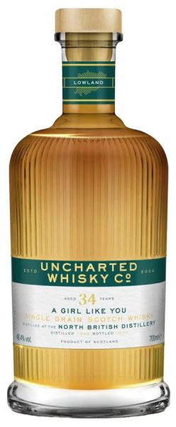 North British 34 Jahre 1989/2024 A girl like you Uncharted Whisky 46,4% vol.