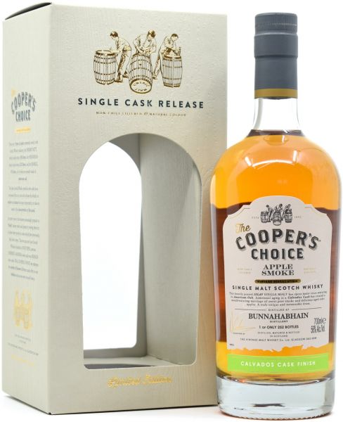 Bunnahabhain &quot;Apple Smoke&quot; Calvados Finish Cooper&#039;s Choice 56% vol.