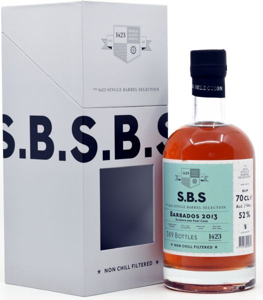 S.B.S. Barbados Rum 2013/2024 Bourbon &amp; Port Cask SBS 52% vol.