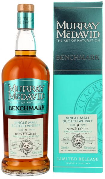 GlenAllachie 2014/2024 Barolo Wine Barrique Murray McDavid Benchmark 57,6% vol.