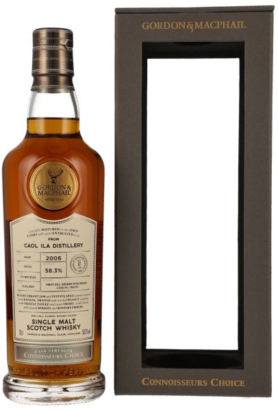 Caol Ila 17 Jahre 2006/2024 Sherry Cask Gordon &amp; MacPhail Cask Strength 58,3% vol.