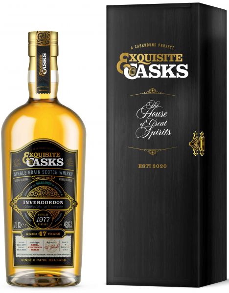 Invergordon 47 Jahre 1977/2024 Exquisite Cask The Caskhound 43,6,% vol.