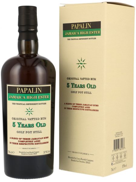 Papalin 5 Jahre Jamaica High Ester Overproof Rum 57% vol.