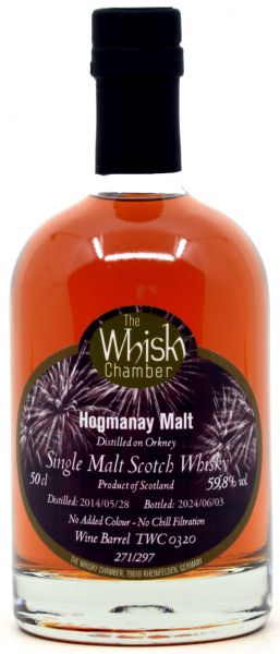 Orkney 10 Jahre 2014/2024 Wine Barrel The Whisky Chamber Hogmanay Malt 59,8% vol.