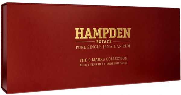 The 8 Marks Collection Hampden 1 Jahr Bourbon Estate Pure Single Jamaican Rum 8x 20cl