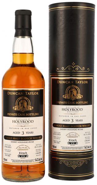 Holyrood 2021/2024 Sherry Cask Duncan Taylor Private Cask #12148 54,2% vol