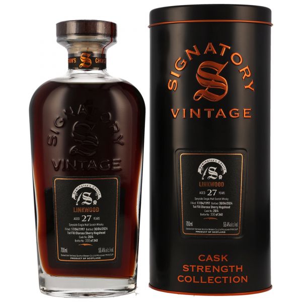 Linkwood 27 Jahre 1997/2024 Symingtons Choice Signatory Cask Strength #20/4 55,4% vol.