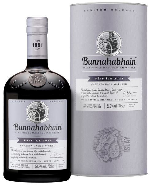 Bunnahabhain Feis Ile 2023 Canasta Cask Matured 51,2% vol.