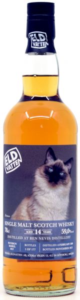 Ben Nevis 14 Jahre 2009/2023 Bourbon Barrel Svenska Eldvatten Cat Label 59% vol.