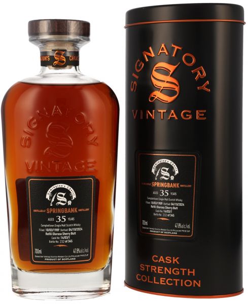 Springbank 35 Jahre 1989/2024 Symingtons Choice Signatory Cask Strength #14/03/1 47,8% vol.