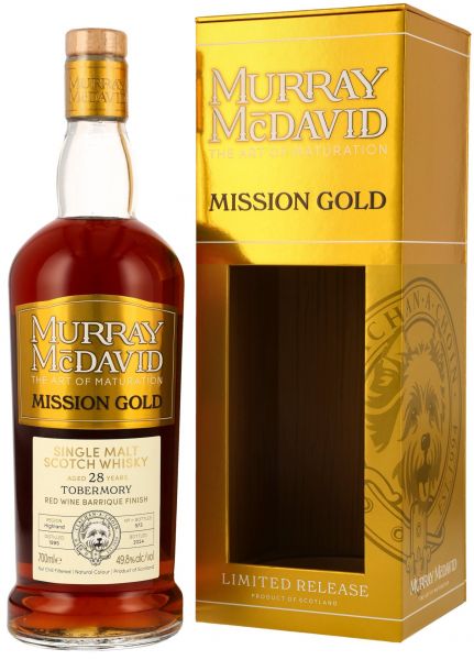 Tobermory 28 Jahre 1995/2024 Redwine Cask Murray McDavid 49,8% vol.