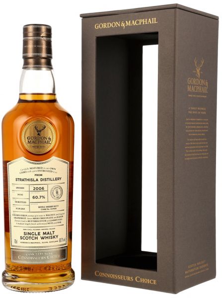 Strathisla 18 Jahre 2006/2024 Sherry Cask Gordon &amp; MacPhail Cask Strength 60,7% vol.