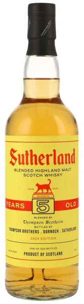 Sutherland 5 Jahre Thompson Bros 2024 Edition 48,5% vol.