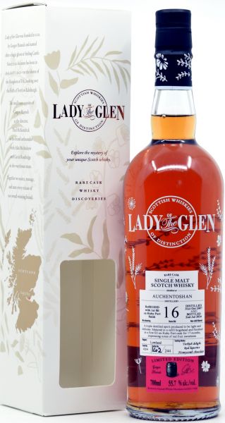 Auchentoshan 16 Jahre 2007/2024 Ruby Port Cask Lady of the Glen 55,7% vol.