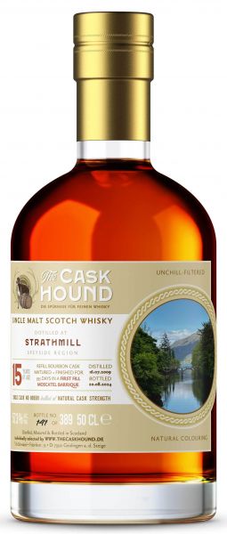 Strathmill 15 Jahre 2009/2024 1st Fill Moscatel The Caskhound 57,3% vol. 0,5 l