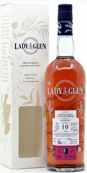 Ardmore 10 Jahre 2014/2024 Oloroso Sherry Lady of the Glen 57,1% vol.