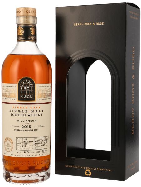 Williamson 2015/2024 Moscatel Cask Berry Bros. &amp; Rudd London Showcase 2024 #218 63% vol.