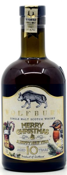 Wolfburn 10 Jahre 2014/2024 &quot;Merry Christmas&quot; Oloroso Sherry Cask 46% vol. 35 cl