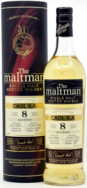 Caol Ila 8 Jahre 2016/2024 The Maltman 53,9% vol.