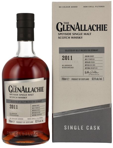 Glenallachie 11 Jahre 2011/2023 Oloroso Sherry Single Cask #804997 62,1% vol.
