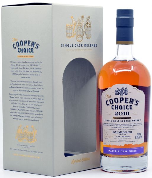 Dalmunach 2016/2024 Marsala Cask Cooper&#039;s Choice 57,5% vol.