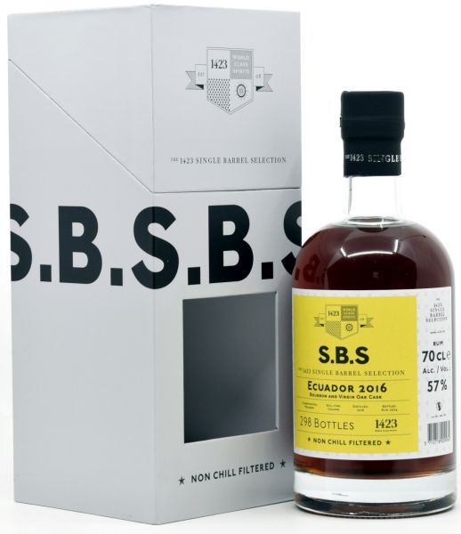 S.B.S. Ecuador 2016/2024 Bourbon &amp; Virgin Oak Cask SBS 57% vol.