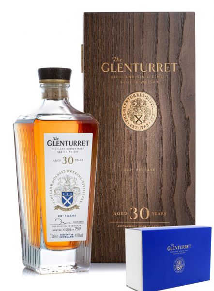 Glenturret 30 Jahre Release 2021 41,6% vol. + Glenturret Miniaturen Set