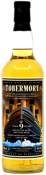 Tobermory 9 Jahre 2013/2023 Jack Wiebers Great Ocean Liners 54% vol.