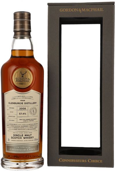 Glenburgie 15 Jahre 2008/2024 Sherry Cask Gordon &amp; MacPhail Cask Strength 57,4% vol.