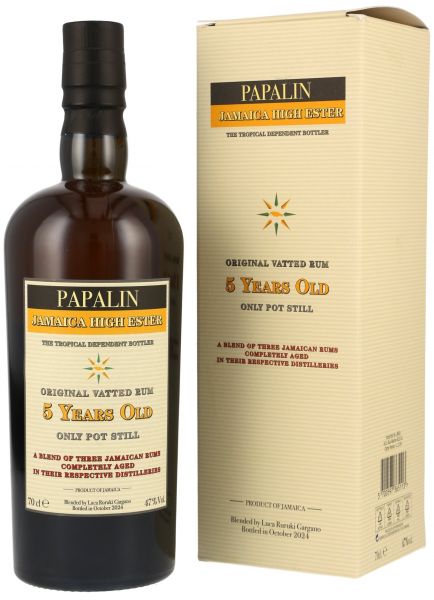 Papalin 5 Jahre Jamaica High Ester Rum 47% vol.