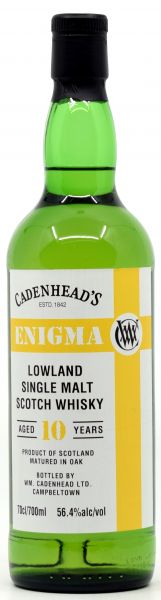 Enigma Lowland 10 Jahre 2013/2023 Cadenhead&#039;s 56,4% vol.