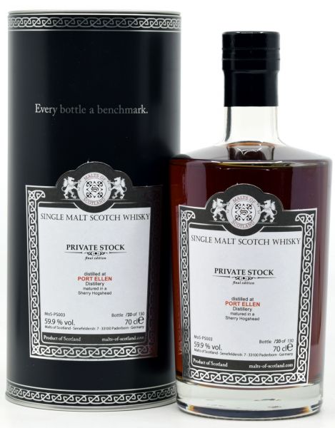 Port Ellen 1983 Sherry Cask Malts of Scotland Private Stock 59,9% vol.