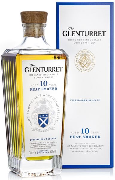 Glenturret 10 Jahre Peat Smoked Maiden Release 2020 50% vol.