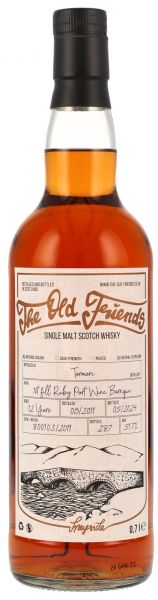 Tormore 2011/2024 1st Fill Ruby Port Wine Barrique The Old Friends 51,7% vol.