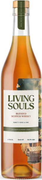 Living Souls 99+1 Blended Scotch (99% Ledaig 18 Jahre) 46,3% vol.