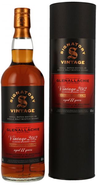 Glenallachie 2012/2024 Sherry Signatory Vintage Small Batch Edition #8 48,2% vol.