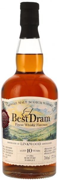 Linkwood 10 Jahre 2013/2024 1st Fill Ruby Port Cask Best Dram 57,1% vol.