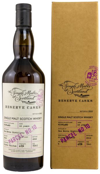 Ben Nevis 2012 /2022 The Single Malts of Scotland Reserve Casks #10 48% vol.