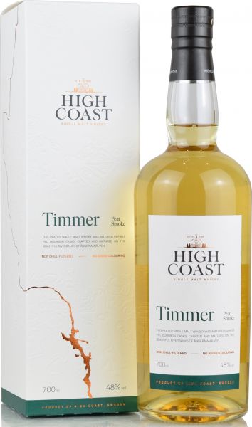 High Coast Timmer Peated 48% vol.