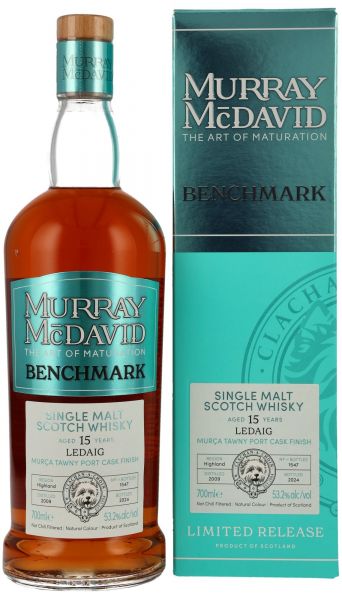 Ledaig 2009/2024 Murca Tawny Port Cask Murray McDavid Benchmark 53,2% vol.