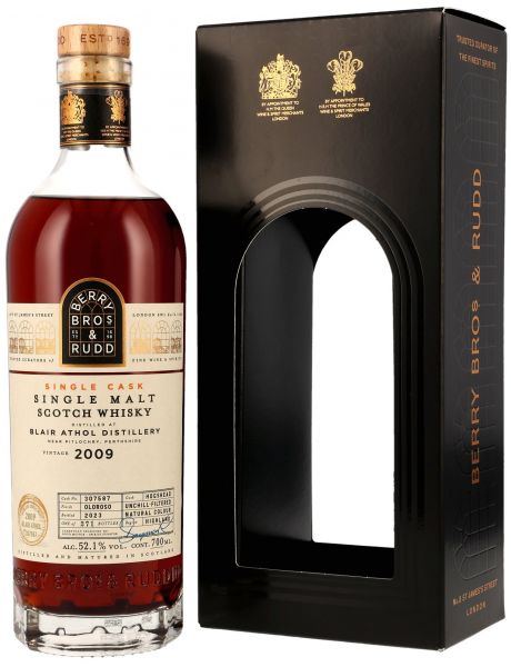 Blair Athol 2009/2023 Oloroso Sherry Cask Berry Bros. &amp; Rudd #307587 52,1% vol.