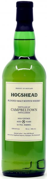 Campbeltown 8 Jahre 2016/2024 Hogshead Imports 48% vol.